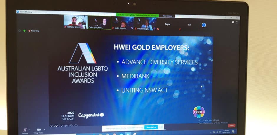 Advance Diversity Services awarded top marks for LGBTIQA+ inclusion